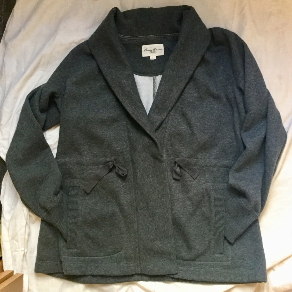 Eddie Bauer sweater jacket nwot, large